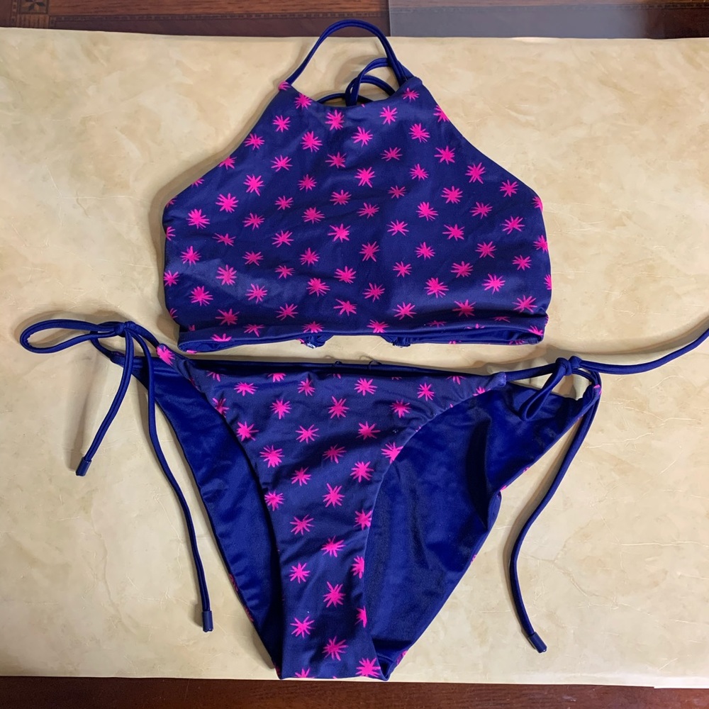 NWT Land’s End Tie-Back Bikini Set